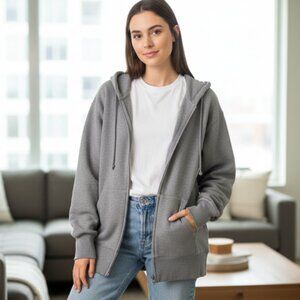 TARGET Hoodie Oversized Gray Size XXS Thumb Holes
